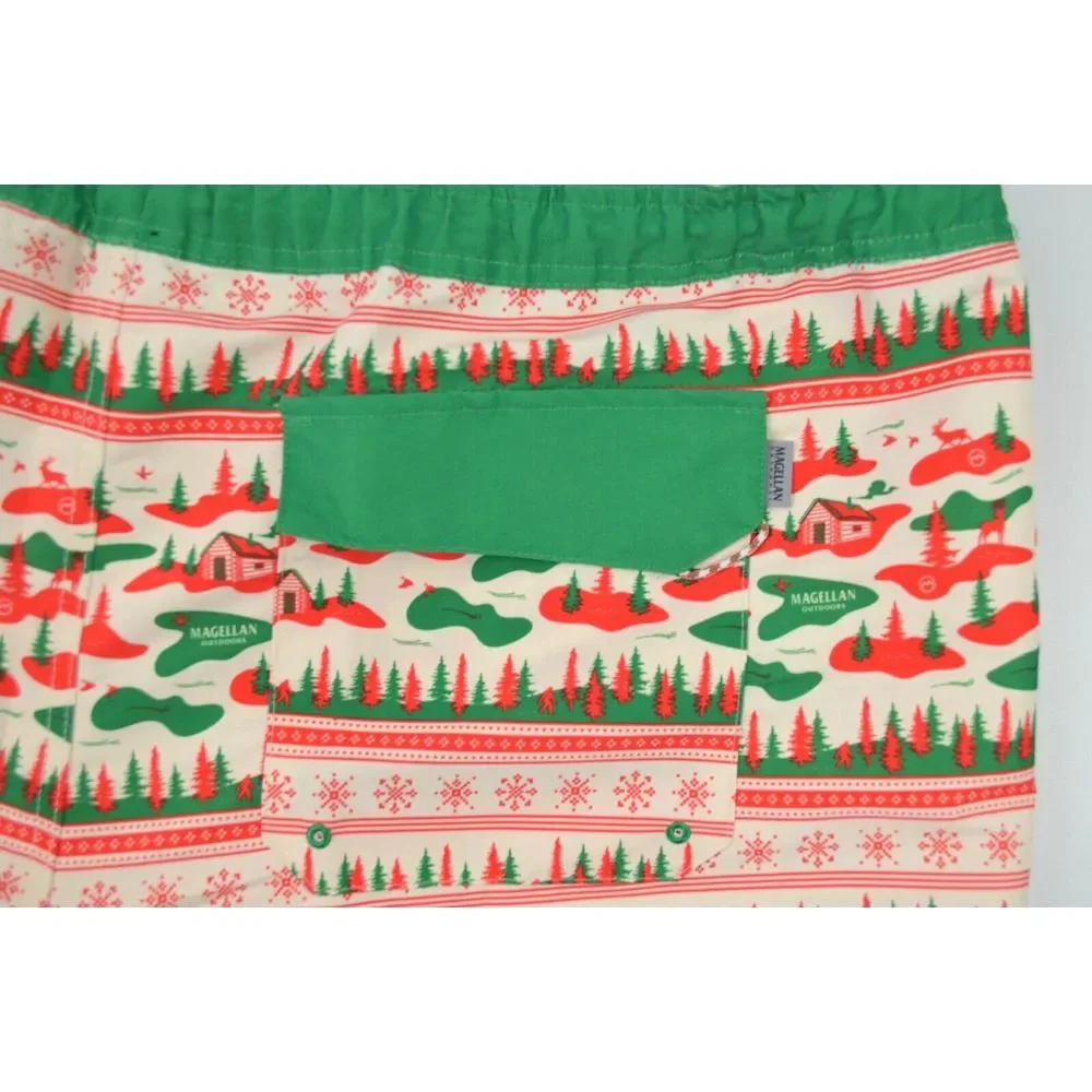 Magellan Outdoors Christmas‎ Holiday Collection Men's 3XL Fish Gear Boat Shorts